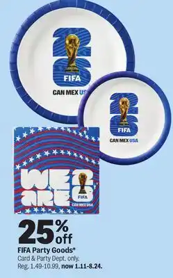 Meijer FIFA Party Goods offer