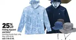 Meijer Fishing Apparel and Hats offer