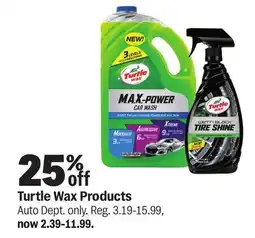 Meijer Turtle Wax Products offer