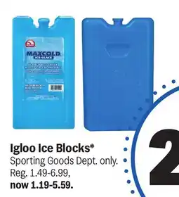 Meijer Igloo Ice Blocks offer