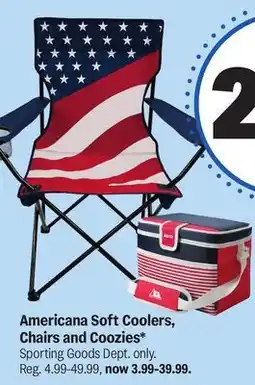 Meijer Americana Soft Coolers, Chairs and Coozies offer