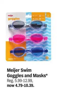 Meijer Meijer Swim Goggles and Masks offer