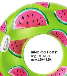Meijer Intex Pool Floats offer