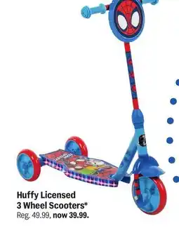 Meijer Huffy Licensed 3 Wheel Scooters offer