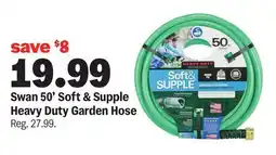 Meijer Swan 50' Soft & Supple Heavy Duty Garden Hose offer