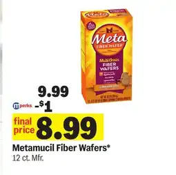 Meijer Metamucil Fiber Wafers offer