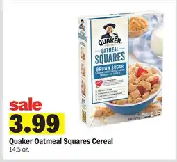 Meijer Quaker Oatmeal Squares Cereal offer