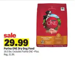 Meijer Purina ONE Dry Dog Food offer