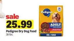 Meijer Pedigree Dry Dog Food offer