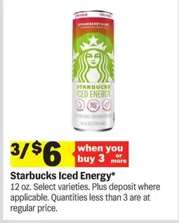 Meijer Starbucks Iced Energy offer