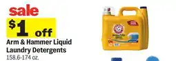 Meijer Arm & Hammer Liquid Laundry Detergents offer