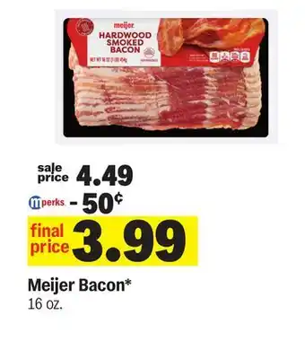 Meijer Meijer Bacon offer