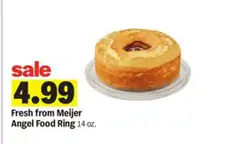 Meijer Fresh from Meijer Angel Food Ring offer