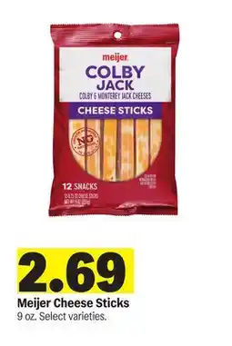 Meijer Meijer Cheese Sticks offer