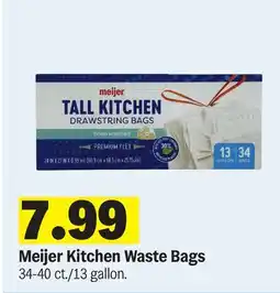 Meijer Meijer Kitchen Waste Bags offer