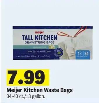 Meijer Meijer Kitchen Waste Bags offer