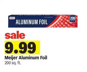 Meijer Meijer Aluminum Foil offer