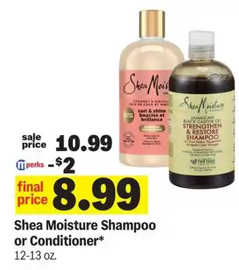 Meijer Shea Moisture Shampoo or Conditioner offer