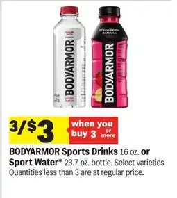 Meijer BODYARMOR Sports Drinks 16 oz. or Sport Water* 23.7 oz. bottle offer