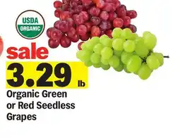 Meijer Organic Green or Red Seedless Grapes offer
