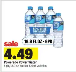 Meijer Powerade Power Water offer