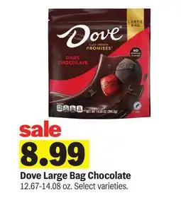 Meijer Dove Large Bag Chocolate offer