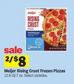Meijer Meijer Rising Crust Frozen Pizzas offer