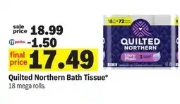 Meijer Quilted Northern Bath Tissue offer