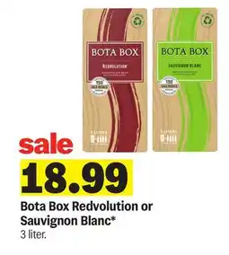 Meijer Bota Box Redvolution or Sauvignon Blanc offer
