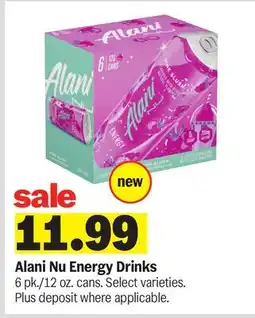 Meijer Alani Nu Energy Drinks offer