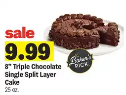 Meijer 8 Triple Chocolate Single Split Layer Cake offer