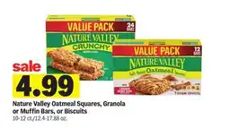 Meijer Nature Valley Oatmeal Squares, Granola or Muffin Bars, or Biscuits offer