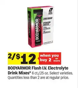 Meijer BODYARMOR Flash I.V. Electrolyte Drink Mixes offer