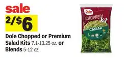 Meijer Dole Chopped or Premium Salad Kits 7.1-13.25 oz. or Blends 5-12 oz offer