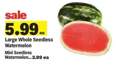 Meijer Large Whole Seedless Watermelon offer