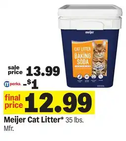 Meijer Meijer Cat Litter offer