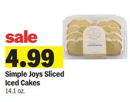 Meijer Simple Joys Sliced Iced Cakes offer