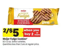Meijer Meijer Fudge Cookies offer
