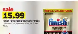 Meijer Finish Powerball Dishwasher Pods offer