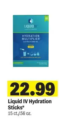 Meijer Liquid IV Hydration Sticks offer
