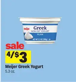 Meijer Meijer Greek Yogurt offer