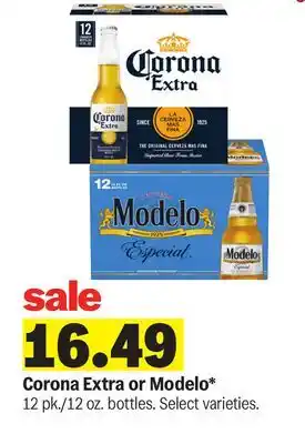 Meijer Corona Extra or Modelo offer
