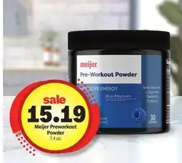Meijer Meijer Preworkout Powder offer