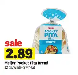Meijer Meijer Pocket Pita Bread offer