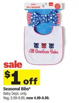 Meijer Seasonal Bibs offer