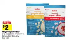 Meijer Meijer Yogurt Bites offer