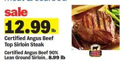 Meijer Certified Angus Beef Top Sirloin Steak offer