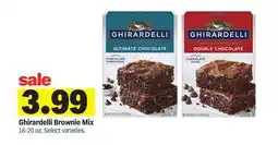 Meijer Ghirardelli Brownie Mix offer