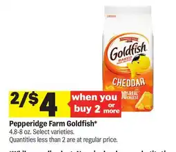 Meijer Pepperidge Farm Goldfish offer