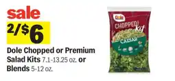 Meijer Dole Chopped or Premium Salad Kits offer